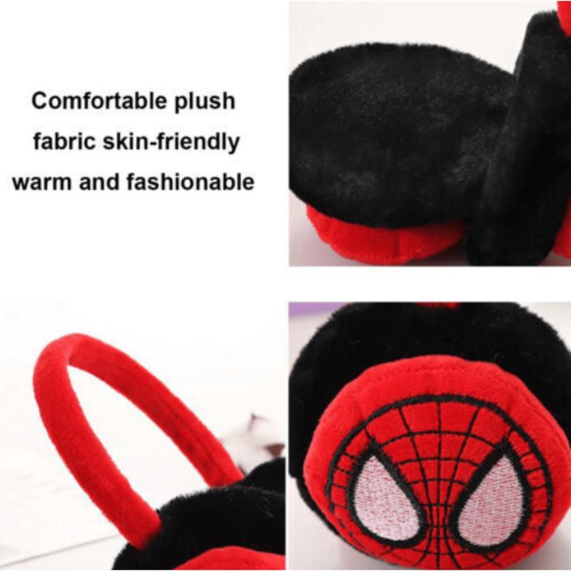 Kids Spiderman Batman Earmuffs - Warm Winter Ear Warmers for Boys and Girls 2