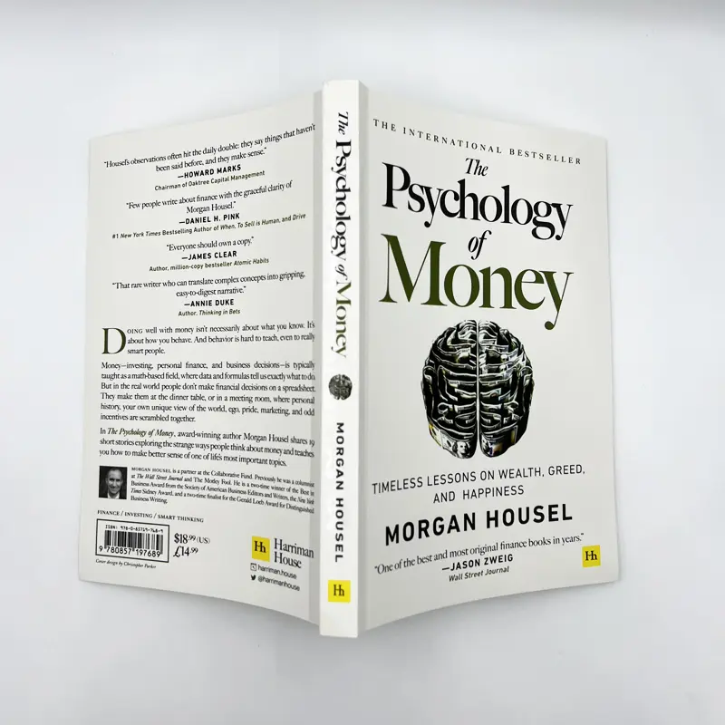The Psychology of Money— Timeless Lessons on Wealth, Greed, Happiness Finance Books for Adult 3