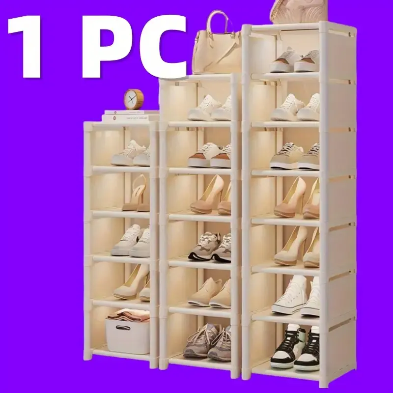 Space-Saving Multi-Layer Folding Shoe Rack Modular - Versatile Storage Organizer For Entryway, Bedroom, And Hallway Shoe Storage Organizer 4