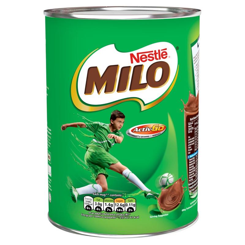 Milo Instant Malt Chocolate Drinking Powder Tin 400g (Singaporean) (Pack of 1) 2
