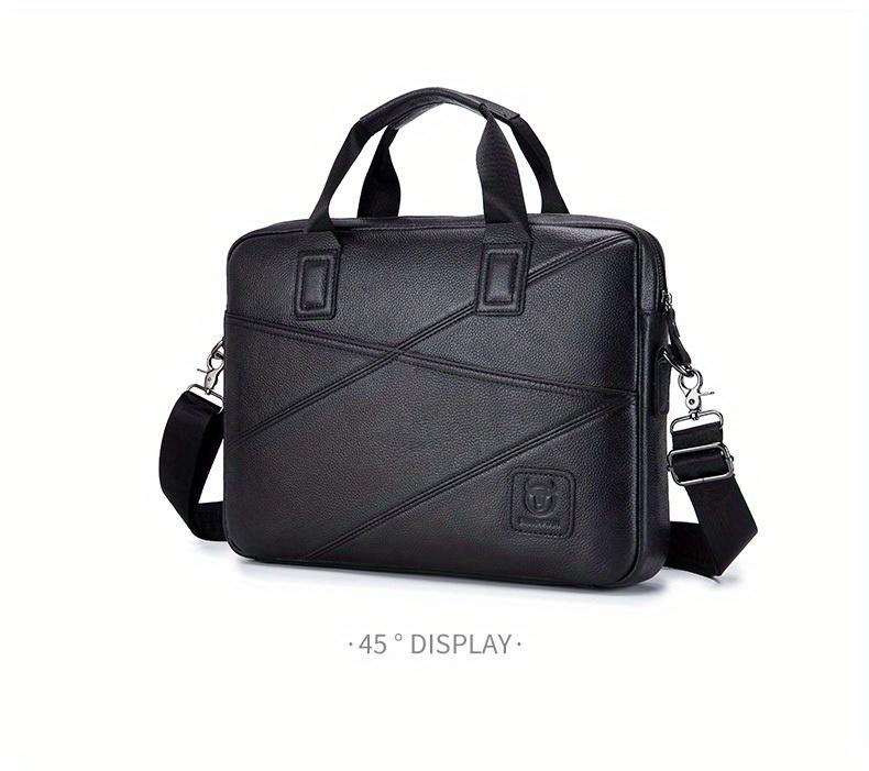 Product Introduction of BULLCAPTAIN Men's Leather Briefcase Multifunctional Handbag 42