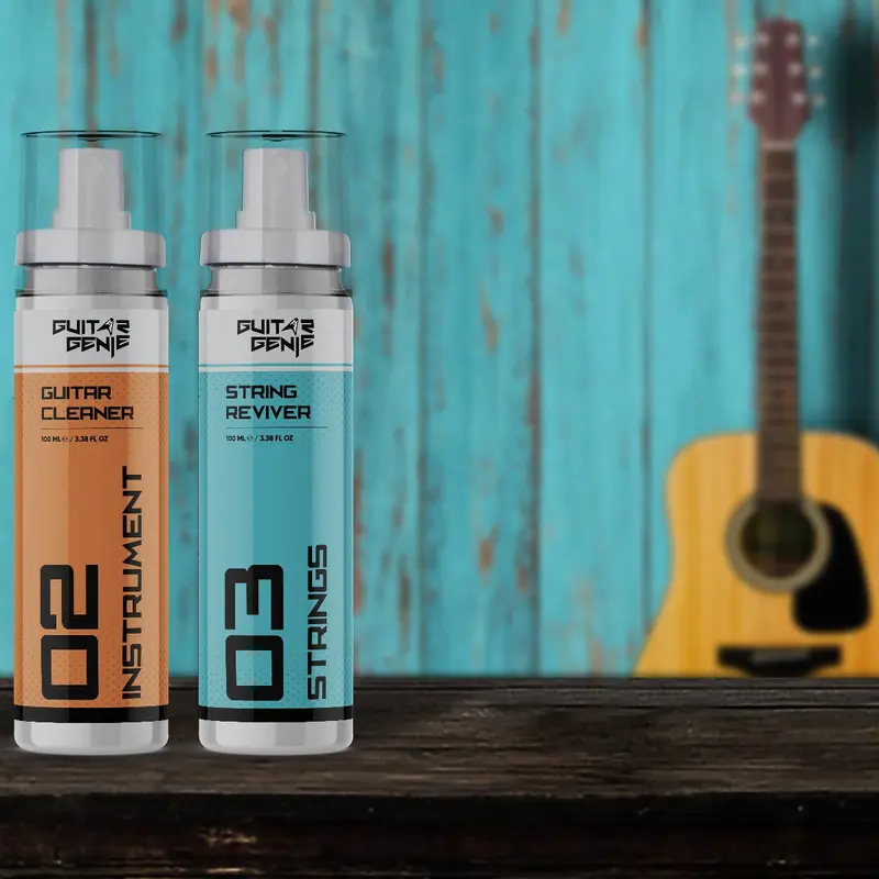 Guitar Genie - Guitar Cleaner & Polish, Removes Dirt, Grease, Grime and Restores Shine - 100ml 3