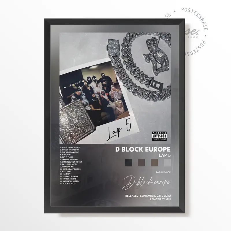 d block europe Lap 5 poster ( UnFrame ) Decor Outdoors Water Proof Photo Wall Ornaments 0