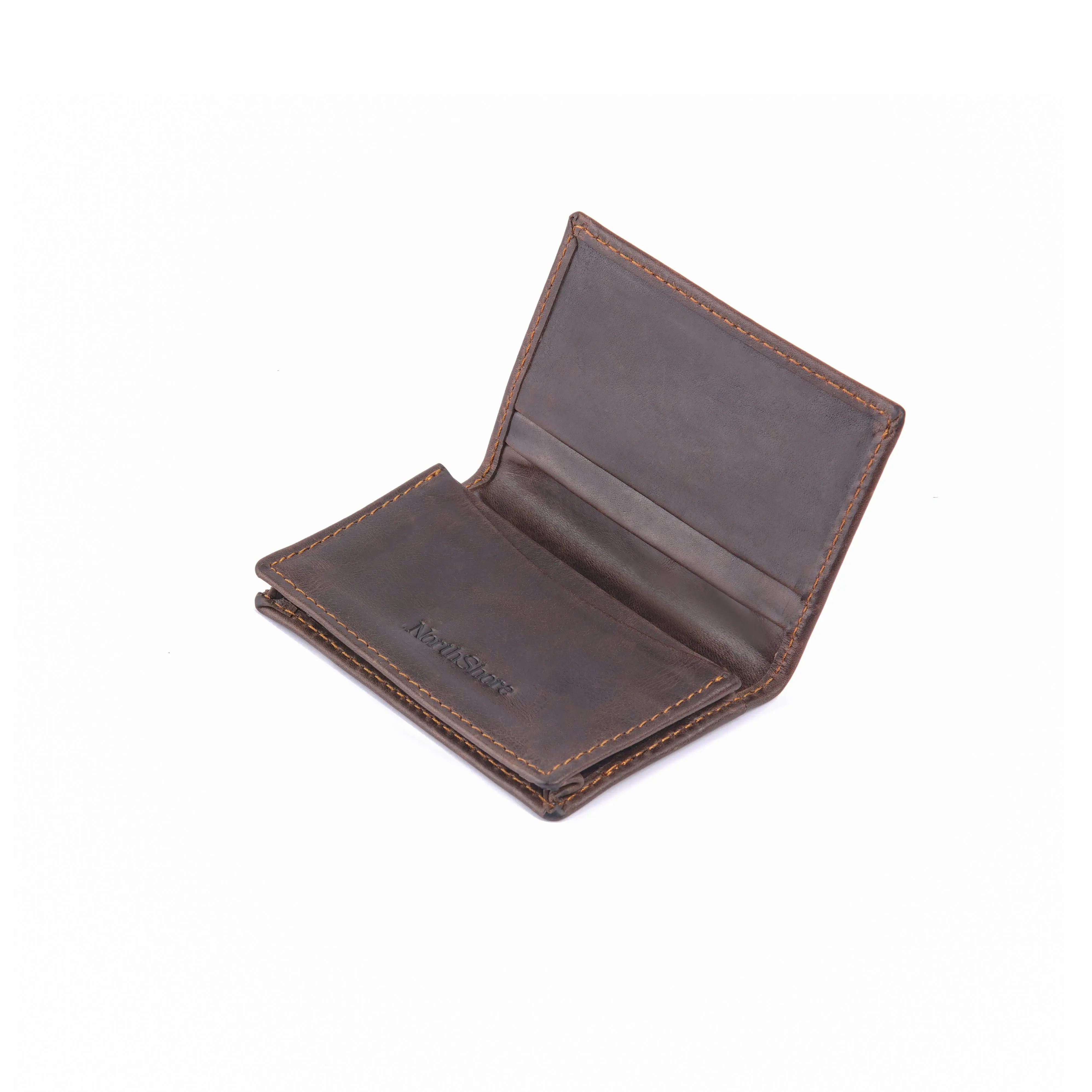 Voyager - Slim Fit Pocket Sleek - Dark Brown cambridge leather
