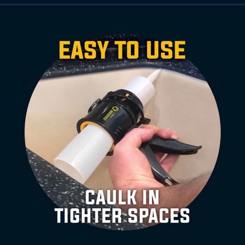 Siligun Caulk and Silicone Gun - Ideal for Latex and Acrylic Caulks - 2 Units silicone  sealant silicone 2