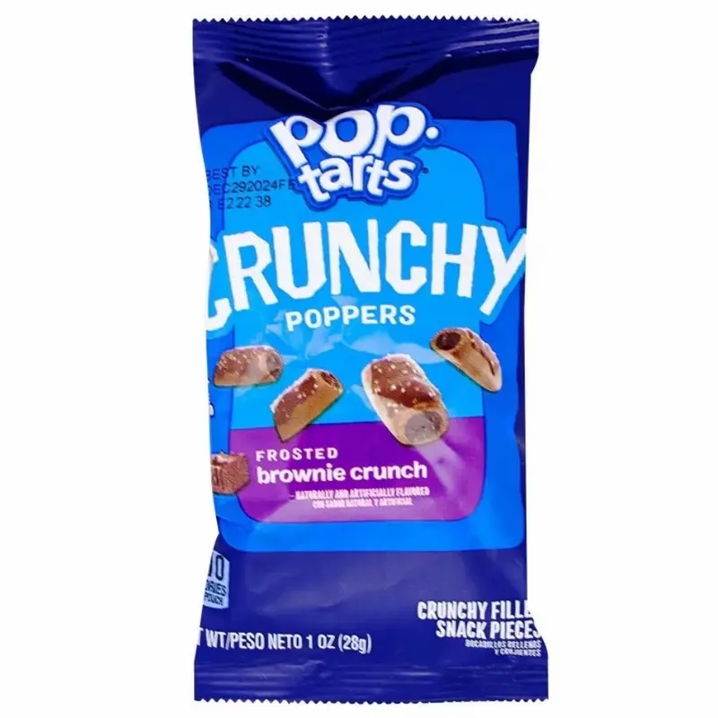 Pop Tarts Crunchy Poppers (Chocolate Brownie & Strawberry Crunch) | Choose Flavour | American Imported Snack Sweet 1