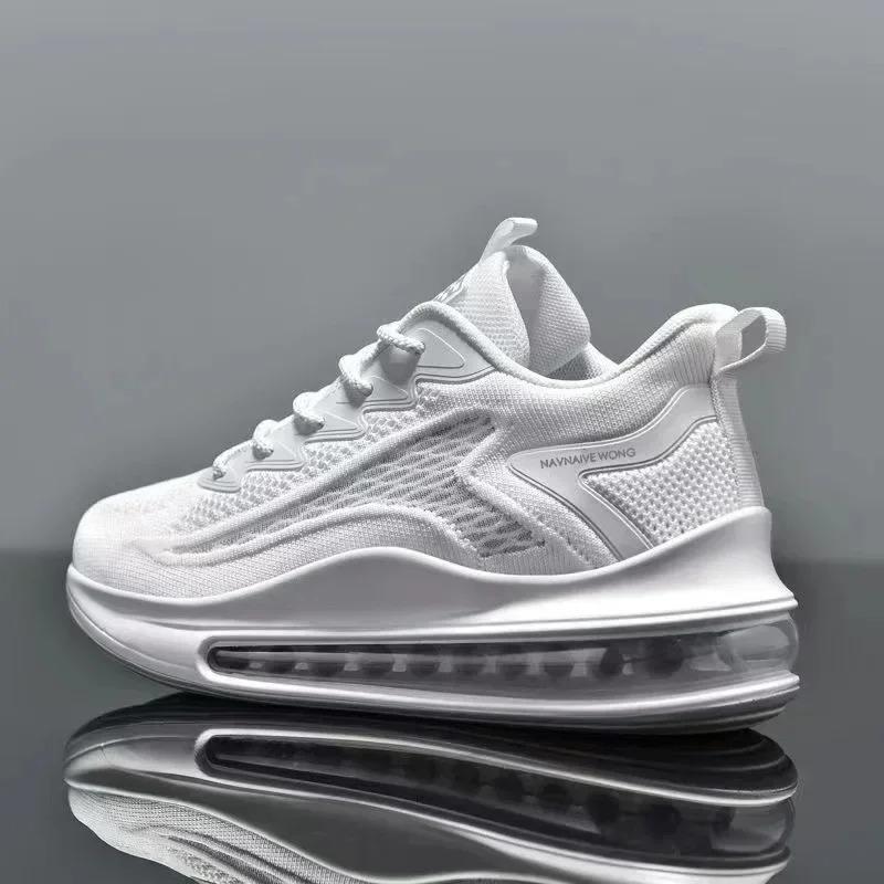 Men's Running Shoes Air Cushion Men's Spring and Autumn New Trendy Breathable Soft Bottom Men's Casual Sneaker 3