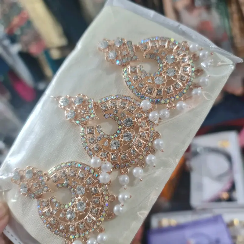 Indian&pakistani jewellery tikka earnings set 6