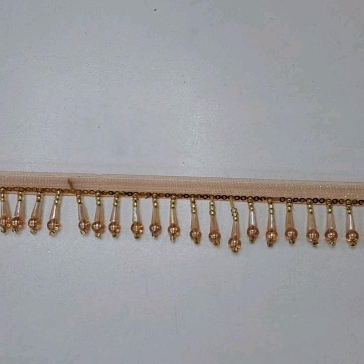Pearl Beaded Lace 1 Meter - Perfect for Dresses and Home Decor 2