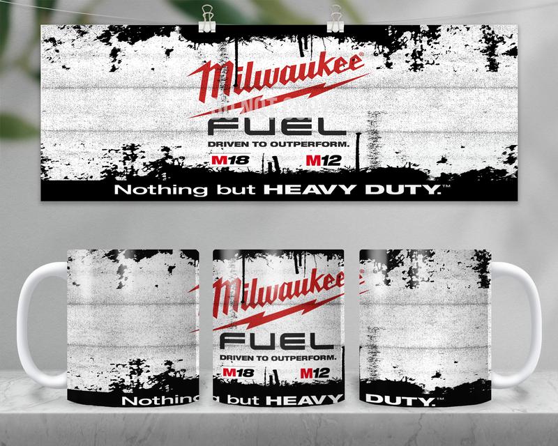 Retro Vintage White Milwaukee Power Tools Oil Can Mug Car Mechanic Tea Coffee Mug Drinkware Tumbler Washable Ceramic Reuse Cup drinking glass Reusable 0