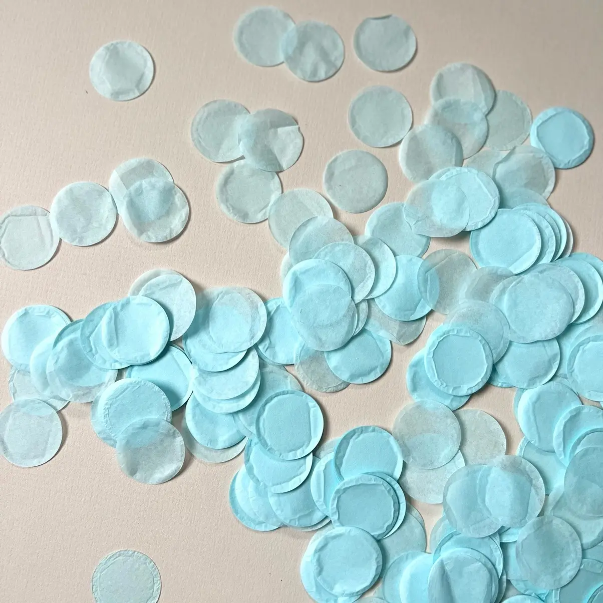 Baby Blue Biodegradable Paper Confetti (7 Handfuls)