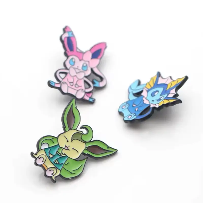 Eevee Evolutions Pokemon Anime Character Enamel Pin Badges You Choose Your favourite Character 2