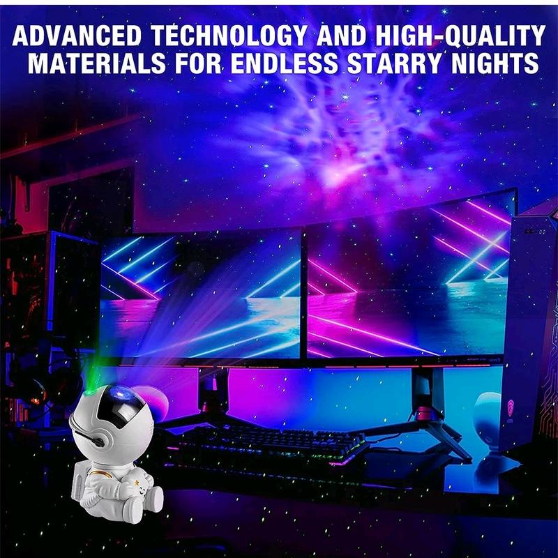 Galaxy Star / Guitar Astronaut Projector LED Night Light Starry Sky Porjectors Lamp Decoration Bedroom Room Decorative For Children Gifts for parties birthdays gaming room 8