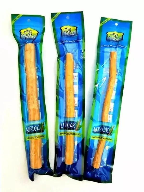 3 Pack Miswak: Natural Toothbrush Stick -( Chewing Stick)