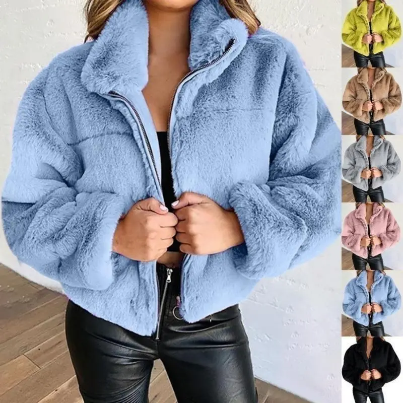 Zip cardigan fleece warm jacket 2024