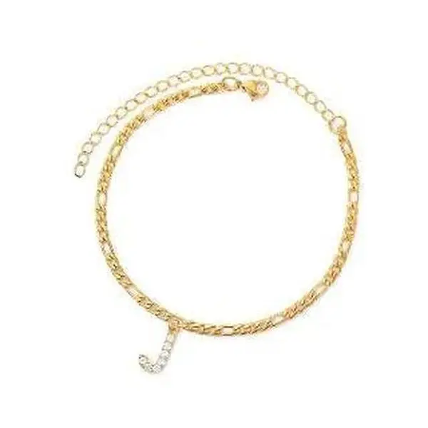 Initial Anklet Jewelry Accessory