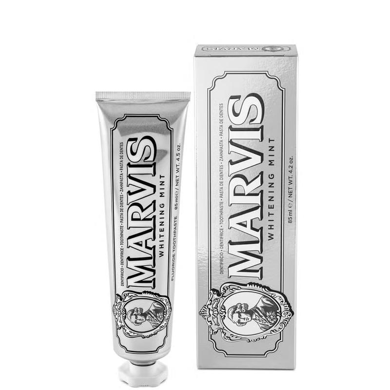 Product Introduction of Marvis Whitening Mint Toothpaste (85ml) for Oral Care Daily Evening Gentle Pack 8