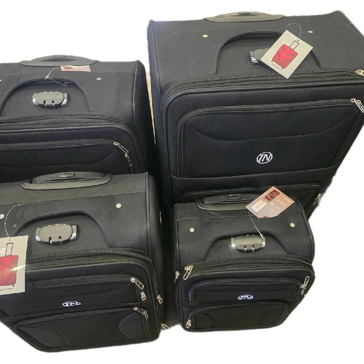 4 Piece Suitcase Set for Travel - Luggage Accessories