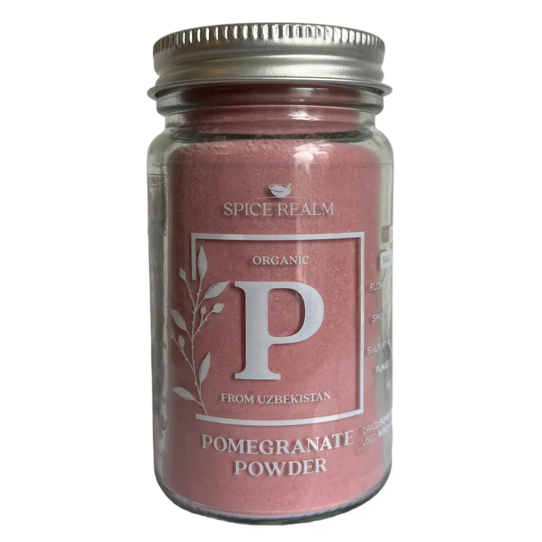 Pomegranate Powder Organic, Pure Pomegranate Fruit Powder, Superfood Supplement, Antioxidant Boost, Vegan, Gluten Free, Smoothie Mix, Beverage Dietary Edible
