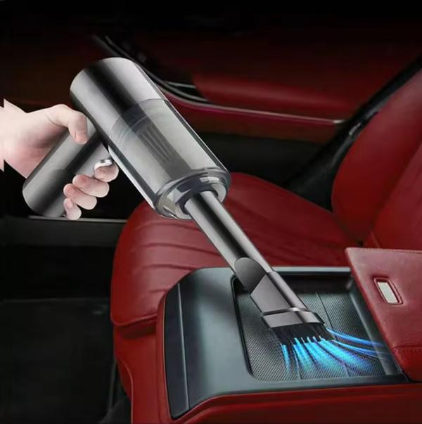 1pc Wireless Vacuum Cleaner Dual Use for Home and Car 120W High Power Powerful Vacuum Cleaner Black 0