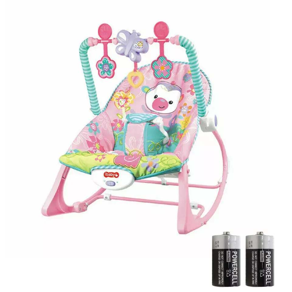 Baby Bouncer, Baby Swing Chair, Baby Infant To Toddler Rocker Soft Soothing Vibration