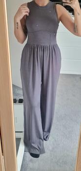 Product Review of [4 colours, UK size 6-28] Solid Sleeveless Wide Leg Jumpsuit from 🎀**🎀 1