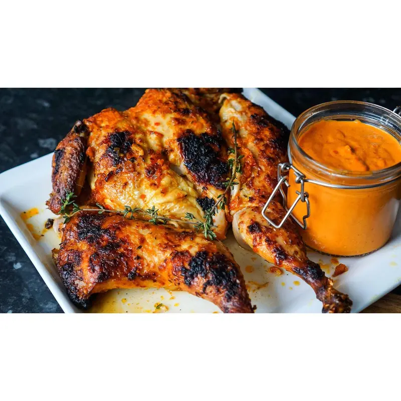 Blazing Mild Peri Peri Sauce Perfect for Chicken & Meat. Dipping/Tossing/marin 8