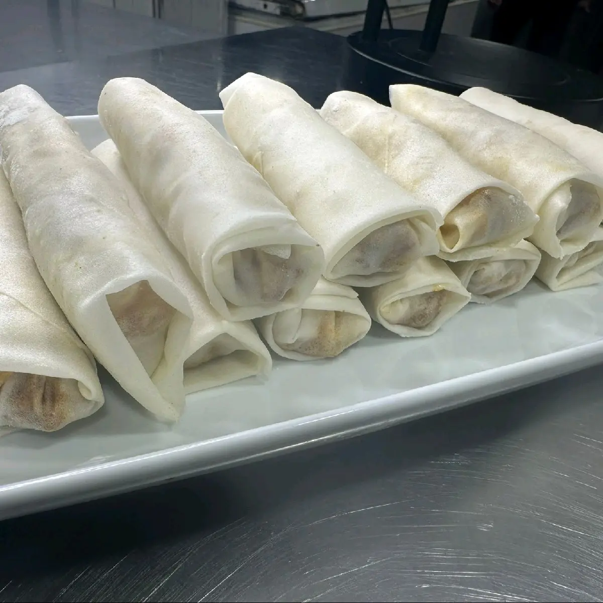Freshly Home Made Frozen Spring Rolls