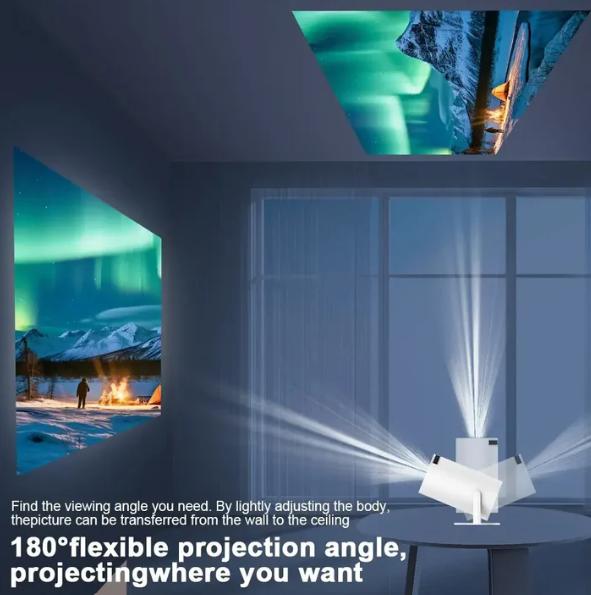 Projector Hy300 4K Audio Space Crystal - High Definition Projector 1