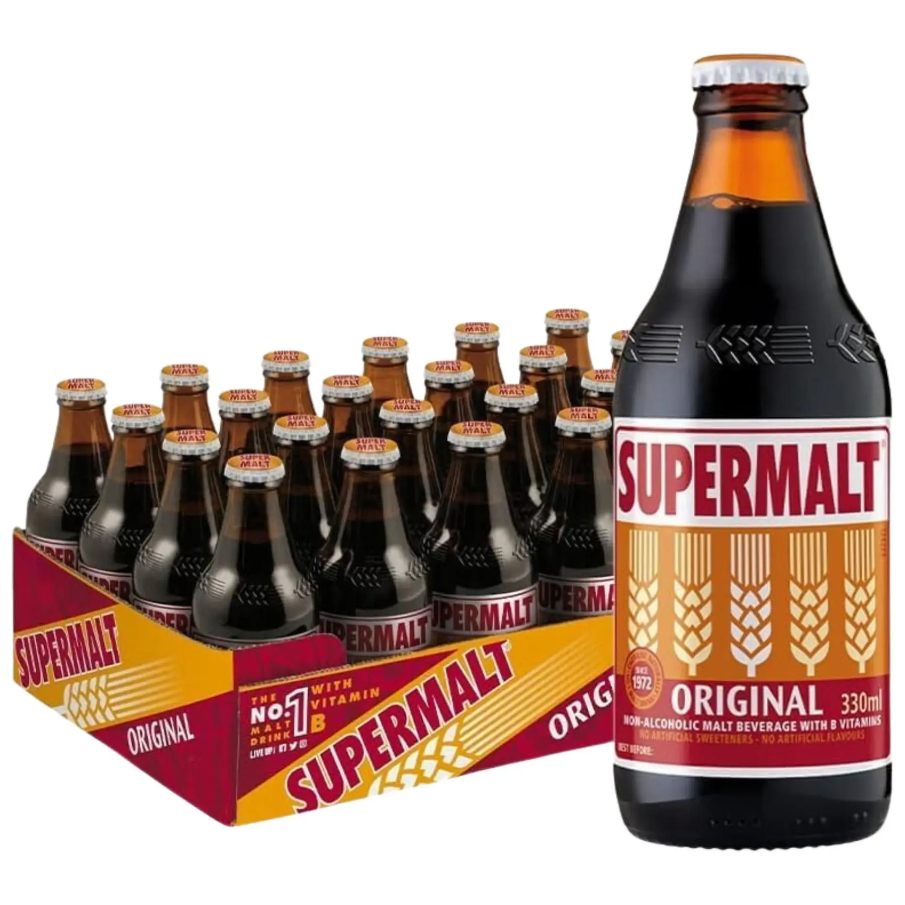 Supermalt 24x330ml *Cheapest in the UK*
