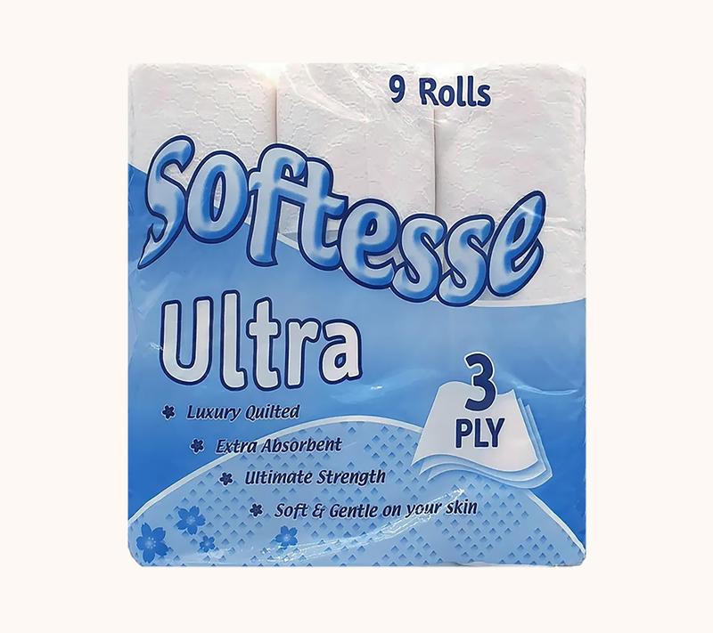135x Toilet Rolls 3ply 9x5 Rolls, Luxury Quilted, Soft and Gentle, Flushable Eco-friendly Disposable Sustainable, Family Sheets Wipes soft bathroom Scented 6