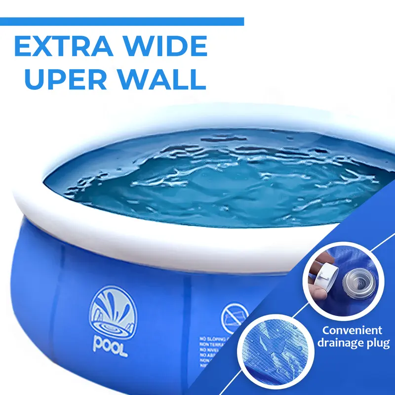 10ft Prompt Set Inflatable Paddling Pool Swimming Pool Family Outdoor Party 2
