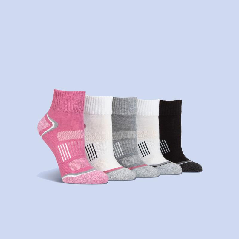 Spairs Ladies' 5 Pack Technical Ankle Sport Socks 1