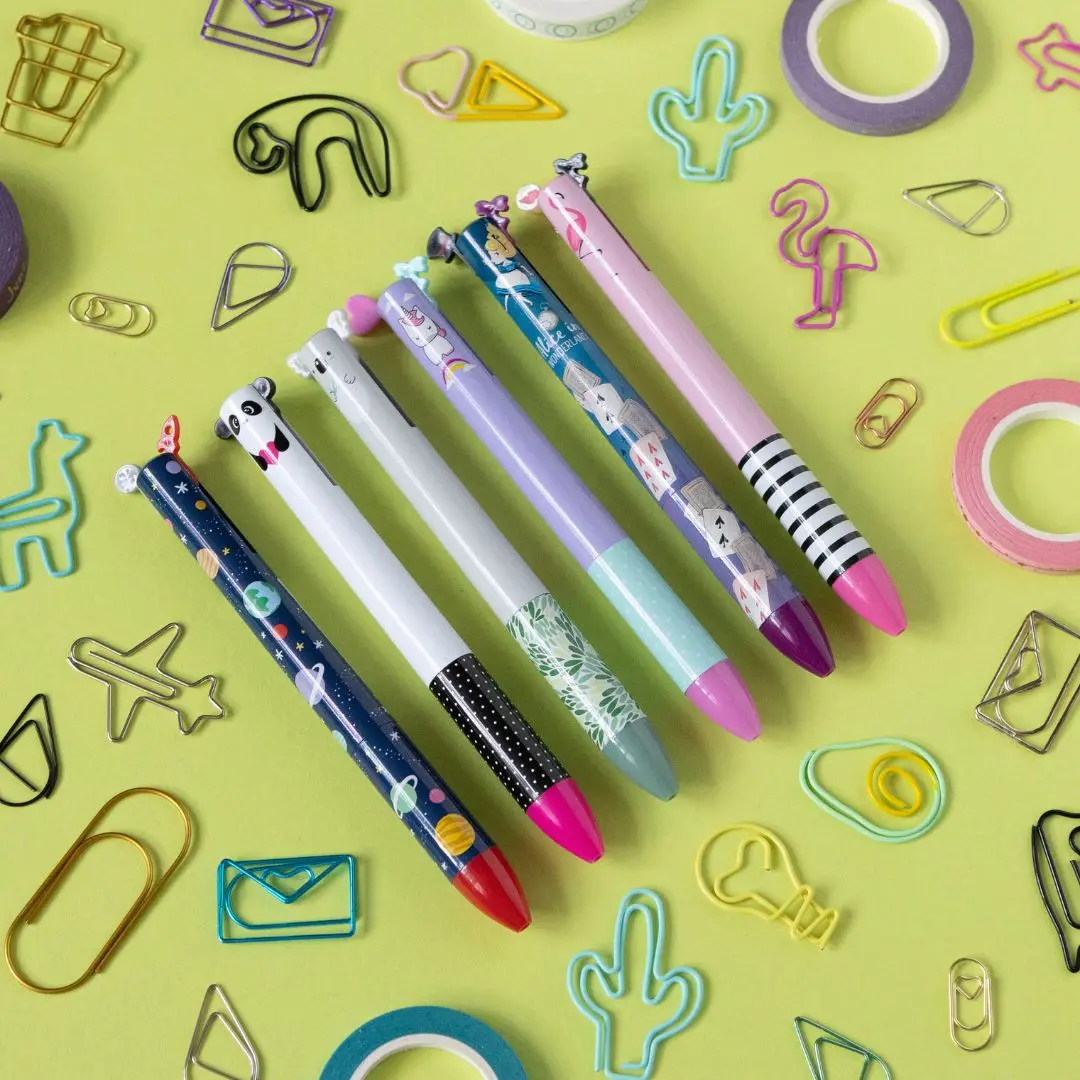 Click & Clack Legami Two Colour Ball point Pen cute stationery