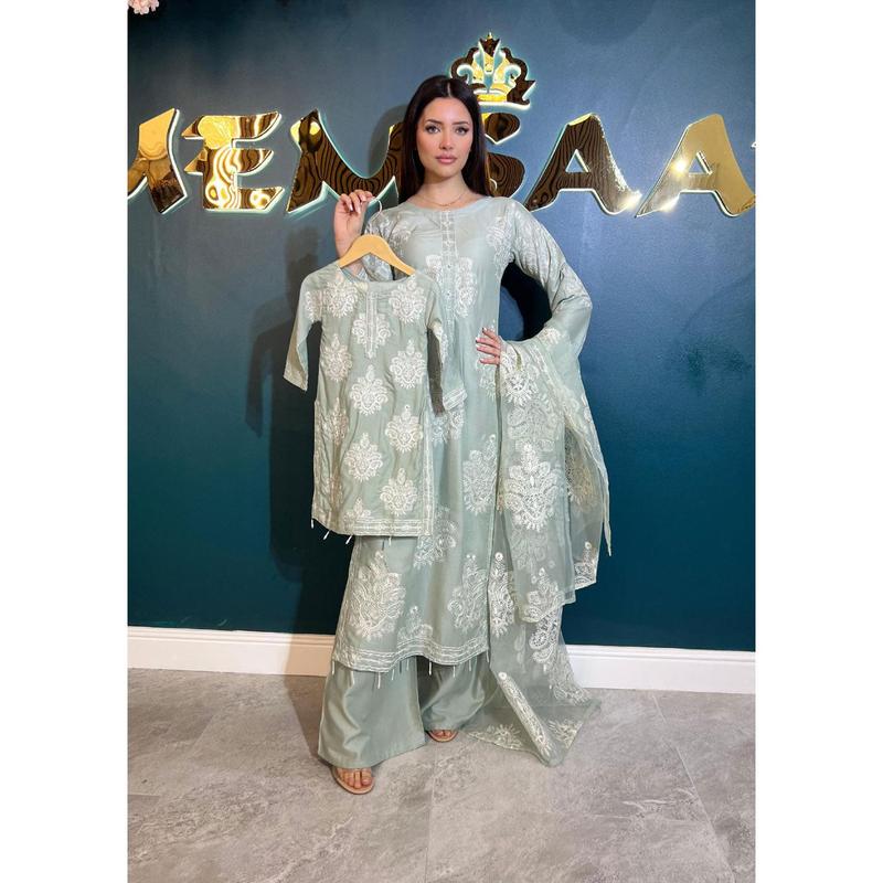 HK255 Dilreva - Mint Mummy n Me Outfit 1