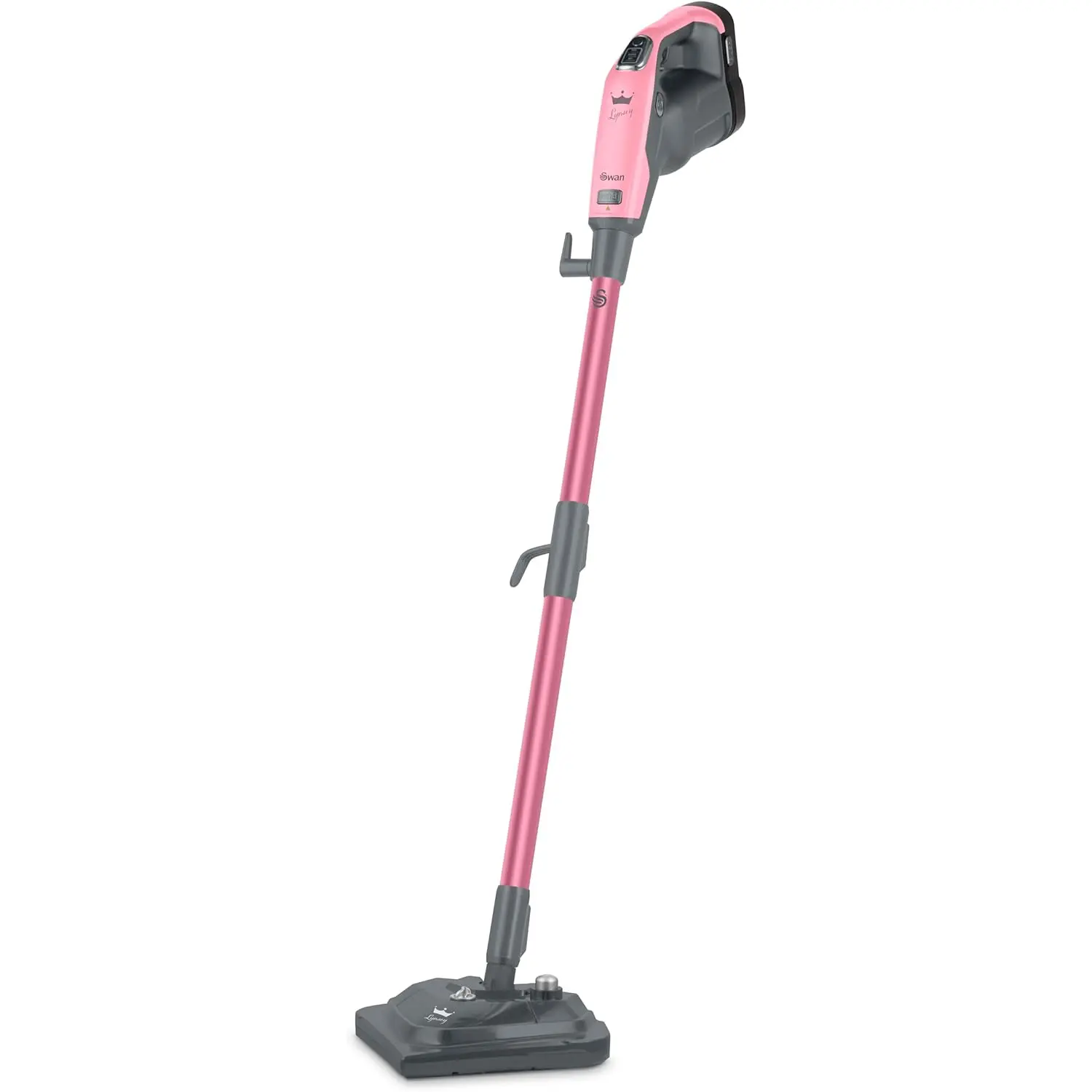 NEW SC30131QOC TV’s Queen of Clean 16-in-1 Steam Mop with 3 Steam Settings, 16 Accessories, etachHanhelFunction an5M Power Cor, Pink