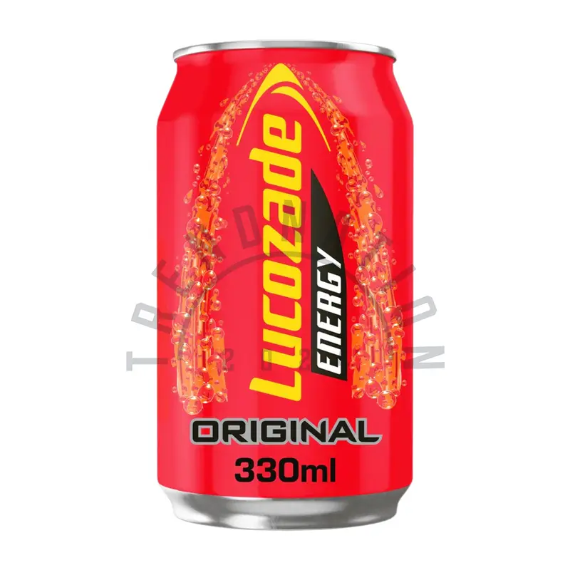 Lucozade Energy Cans 24 Pack (24 x 330ml) Original and Orange Flavour Fizzy Drinks Sport Beverage 7