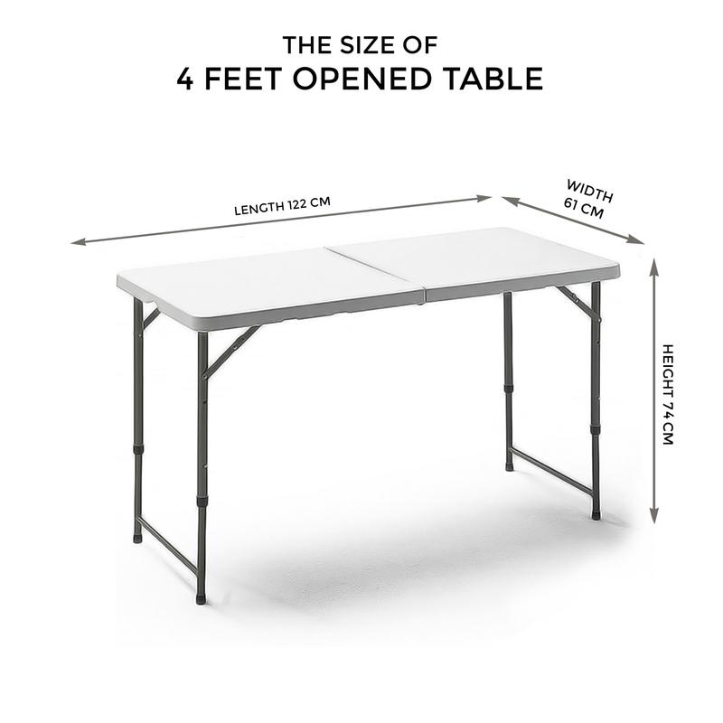 Catering Camping Heavy Duty Folding Trestle Table Picnic BBQ Party 4ft 5ft & 6ft 6