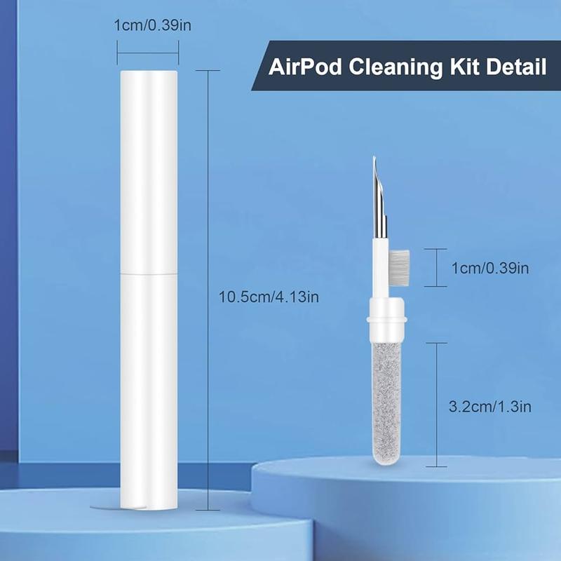 AirPods Sparkle Kit: 3-in-1 Portable Cleaner for Pristine Earbuds & Bluetooth Devices 2