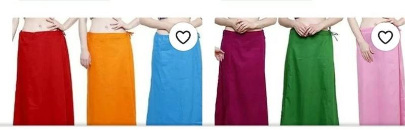 Product Introduction of Estationeryhouse Cotton Indian Petticoat Underskirt for Sarees 21