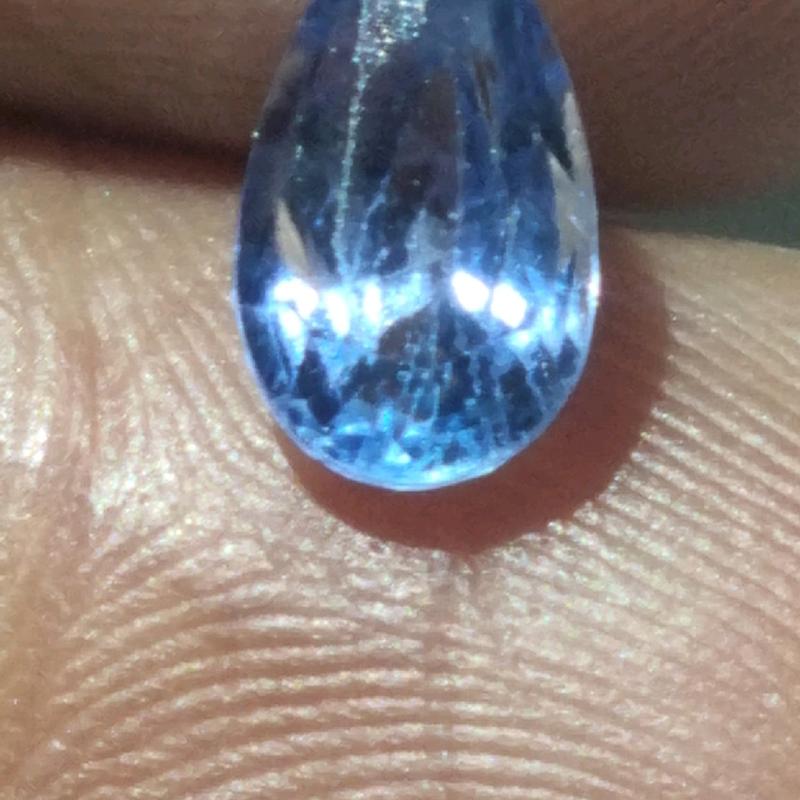 1.1 Carat Natural Blue Sapphire Gemstone for Jewelry Making - Not Heated or Treated 2