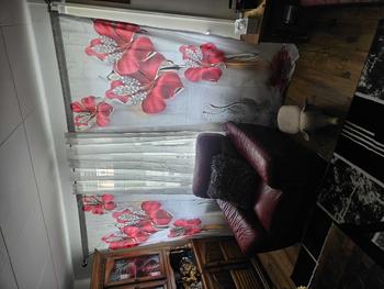Product Review of Floral & Swan Print Curtain, 2pcs Modern Rod Household Curtains, Room Decor, Bedroom Decor, Christmas Gifts, Christmas Decorations, Room Accessories from W**t B** 0