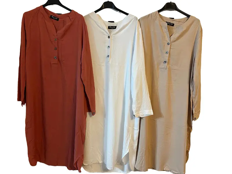 Haseena Summer Shirt Dress (100% Viscose) 3