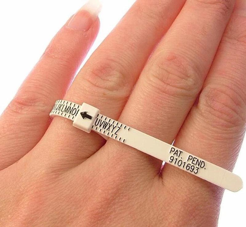 UK Ring Sizer - White finger enhancers 1