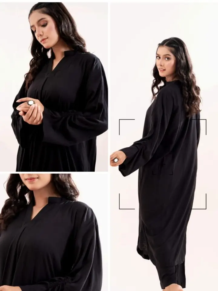 2 Piece Stitched Winter Linen Co-Ord