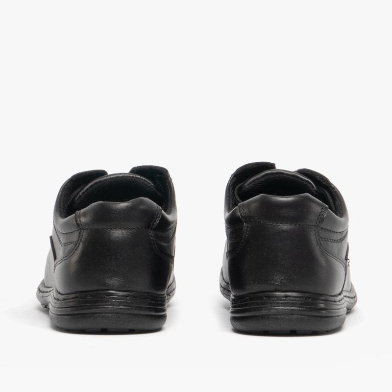 Mirak ADAM Boys Leather School Shoes Black 4
