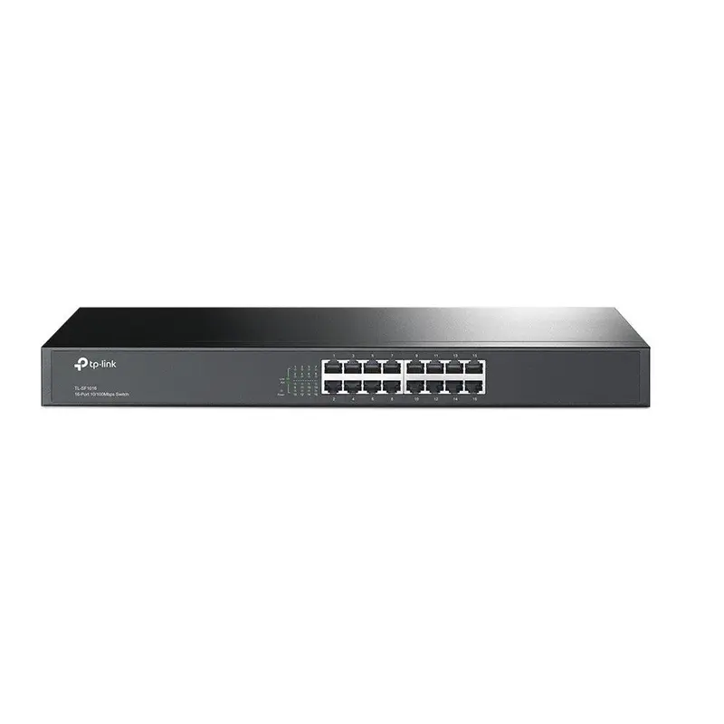 TP-Link TL-SF1016 Unmanaged Fast Ethernet (10/100) 1U Black 0