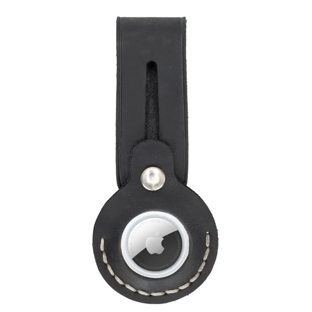 Leather Apple AirTag Luggage Tag