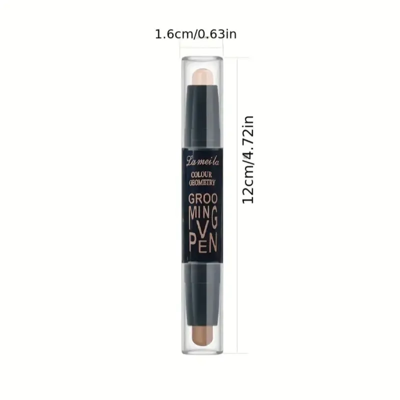 Bronzer Concealer Stick , Conturing Highlighting Pen , Facial Shadow & Bronzer Makeup Stick Creamy Color Coffee Correcting Cosmetic 01 Natural + Light Coffe 1