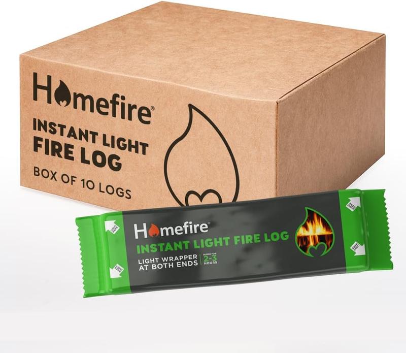 Homefire Instant Light Fire Logs (Sgl × 10) Pack 10 Perfume Aroma Scented Fragrance Freshener 5
